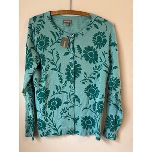 Y2K Style & Co Cardigan S Floral Print Cottagecore Fairycore Romantic Feminine